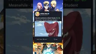 Boruto summoning Garga🐍🔥 ll Summoning jutsu ll #shorts #naruto #narutoshippuden #boruto #viral