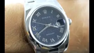 Rolex Datejust Jubilee Dial 116200 Rolex Watch Review