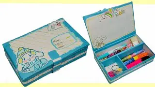 DIY How to make easy paper pencil box|compass box craft ideas 