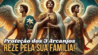 3 Arcanjos, 1 Proteção: Ore Agora! ⚔️🛡️✨ #oração #devoção