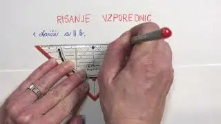 Lastnosti vzporednice in risanje vzporednic 4. razred