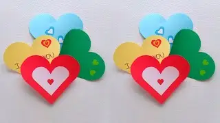 Heart Accordion Card | Valentine's Day | Anniversary Card | Tarjeta acorde&oacute;n de coraz&oacute;n