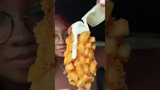 Korean Corn Dogs #mukbang