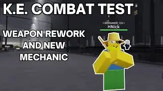 KE COMBAT TEST | Roblox Kaiju Paradise