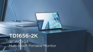 ViewSonic TD1656-2K | Portable Touch Monitor | Take Productivity with You