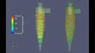 CFD analysis of a Cyclone Separator in OpenFOAM