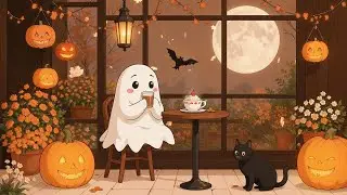 Chill with a Ghost Friend 🎃 Fall Lofi 🧟&zwj;♀️ Halloween lofi radio 🎃 Lofi Chillhop for Cozy Autumn #2
