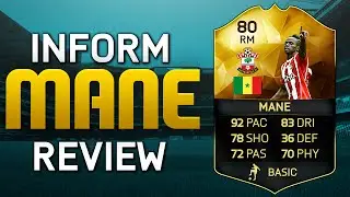FIFA 16: IF MANE REVIEW 80 +INGAME STATS! FIFA 16 PLAYER REVIEW!