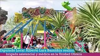 En Reynosa, realiza Alberto Lara Bazad&uacute;a brigada en la Unidad Obrera