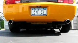 07 V6 Grabber Orange Mustang dual exhaust *UPDATED***!!!!