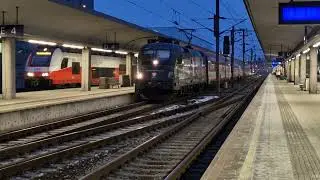 Abfahrt Linz Hbf: IC1112 Planai Wien Westbhf~ Bischofshofen via Pyhrnstrecke am 23.01.2026