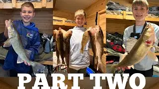 PART TWO JR's Corner Access Red Lake MN #walleyefishing #icefishing #tipsandtricks #familyfun #ice