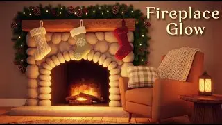 Day 23 🎄 Warm Fireplace Glow | Calm Christmas Atmosphere | Advent Cozy Ambience