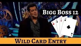 BIGG BOSS 12 : WILDCARD ENTRY