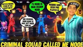 2 PRO PLAYERS CALL ME NOOB IN FREE FIRE #ADITECH#TOTALGAMING