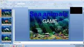 Английский язык 3 класс Sea animals Game