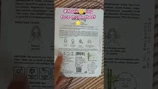 #Lemon+Orange+grapes fruit face mask sheet 🌟✨ #Mask👑 ing face mask sheet 🌟#Smooth and soft Skin ✨
