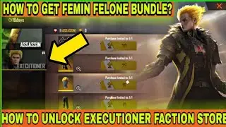 Faction store free fire | how to unlock faction store bundle