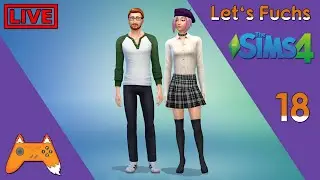 Let's Fuchs | LIVE | 💎 | Die Sims 4 | #18 Zehn Sims k&uuml;ssen mal zwei?! | Lets Play German/Deutsch