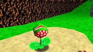 Super Mario 64 Star Road: Piranha Plant Pond - 8 Red Coins of the Pond + 100 Coin Star