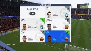 FIFA 19 Keita Balde driven finesse shot outside the box