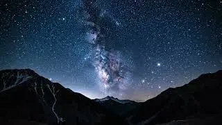 Mountain Night with Stars 🌌 | Deep Sleep & Calm Night Ambience