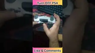 How to Turn OFF DualShock 4 controller without PlayStation 