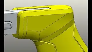 Advanced Solidworks modeling: Custom Chamfered edge, using Cut Sweep