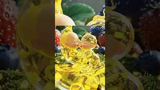 Crystal Banana Baby Twin #AsmarMagic #GlassASMR #trendingvideo #viralvideo #viralvideo #shorts #reel