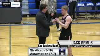 Stratford Tigers at Assumption Royals | 2026 WIAA Boys Basketball | Zaleski Sports