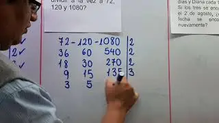 PROBLEMAS SOBRE MCD Y MCM III   1RA PARTE   PRIMARIA