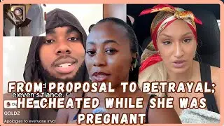 Men Will Stain Your White ; Popular Influencer's Fianc&eacute; Admits To Cheating While She Was Pregnant -
