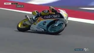 Gabriel Rodrigo and Livio Loi big crash moto3...sanmarinoGP