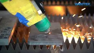 Wintek Fiber Laser Bevel Cutting | High-Precision Plate Beveling Demo