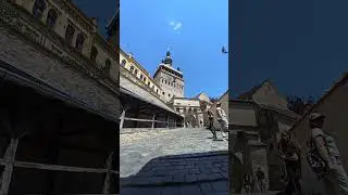 Средневековый город в Румынии Сигишоара #shortsvideo #travel #history