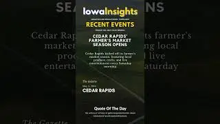 IOWA INSIGHTS | #iowa #iowanews  #iowaevents | RECENT EVENTS  1.mp4