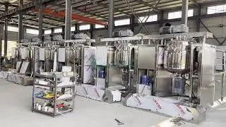 Double bar hydraulic lifting emulsifier factory Sauce Making Machine Homogenizer Emulsifier Ketchup
