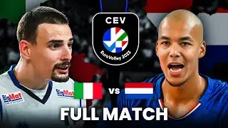 Italy 🇮🇹 vs Netherlands 🇳🇱 | Full Match | CEV EuroVolley 2023 Men