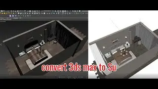 CONVERT 3DS MAX TO SKETCHUP - KEEP MATERIAL VRAY SU