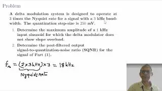 Digital Communication: Problems on Delta Modulation (3/3) | Dr. Kamlesh Gupta | Engineering and Arts