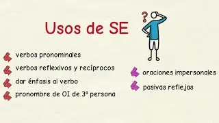 Aprender español: Usos de SE (nivel intermedio)