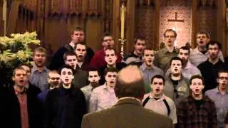 Wisconsin Lutheran Seminary Chorus singing Lord When Your Glory at Duke University Chapel