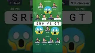 SRH VS GT DREAM 11 WINNING TEAM PREDICTION DREAM 11 TEAM PREDICTION HYDERABAD VS GUJARAT #dream11