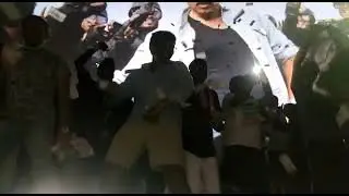 Gabbarsingh special show fans Hungama at Sandhya theatre RTC x roads