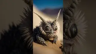Creating alien planets with AI: Arid Desert #Alien #AIArt