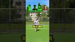 Kann ich HÄRTER als RONALDO schießen?! 🤯⚽💥