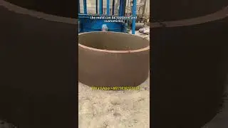 machine for making concrete pipes#concrete pipe making machine #brick#block#drainage  #shors