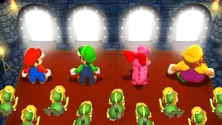 Mario Party 9 - Minigames - Mario vs Luigi vs Birdo vs Wario (Master CPU)
