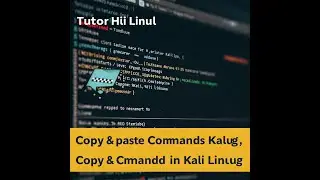 Kali Linux Terminal: Copy & Paste Commands| Easy Guide  Terminal #Linux #kali