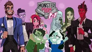 Let's Game! : Monster Prom pt 1 - Horrible Voice Acting & Liam making us all feel stupid